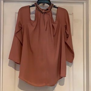 BOLD Elements Cold Shoulder Blouse